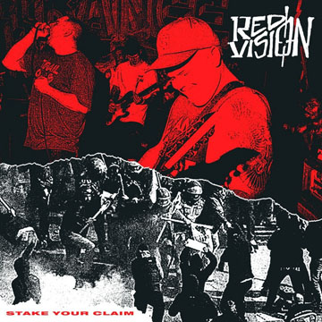 RED VISION "Stake Your Claim" LP (Edgewood) Clear Vinyl